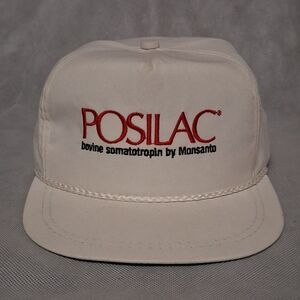Posilac Bovine Somatotropin by Monsanto Golf Hat White K Products Adjustable